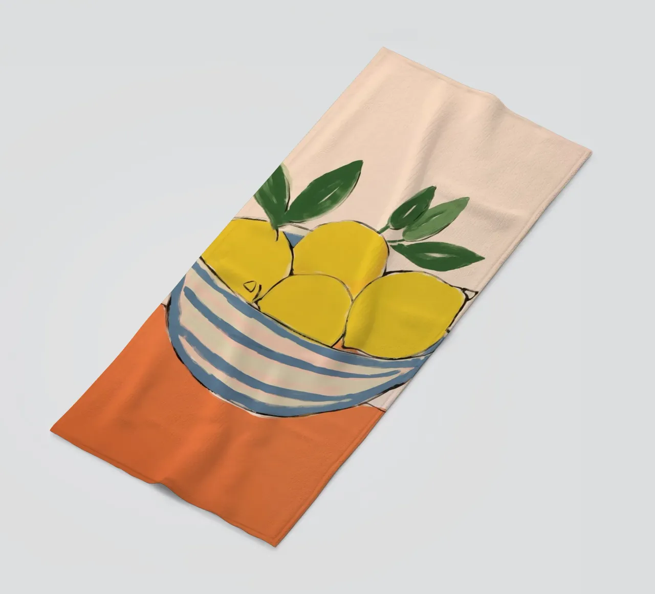 Boho Bella Vita 1 Lemons 2 telo mare da Boho Print Collection