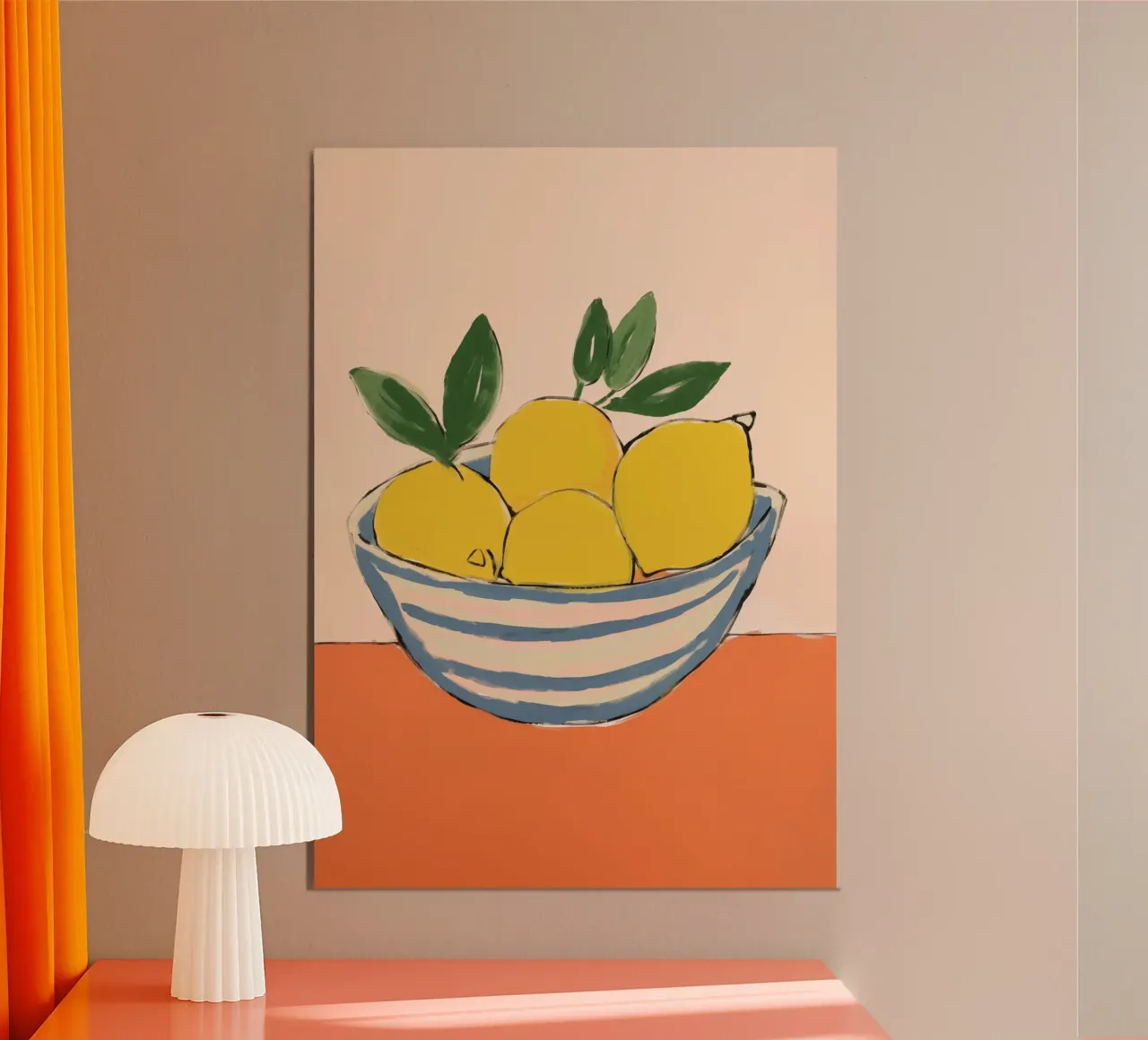 Boho Bella Vita 1 Lemons 2 forex plate by Boho Print Collection