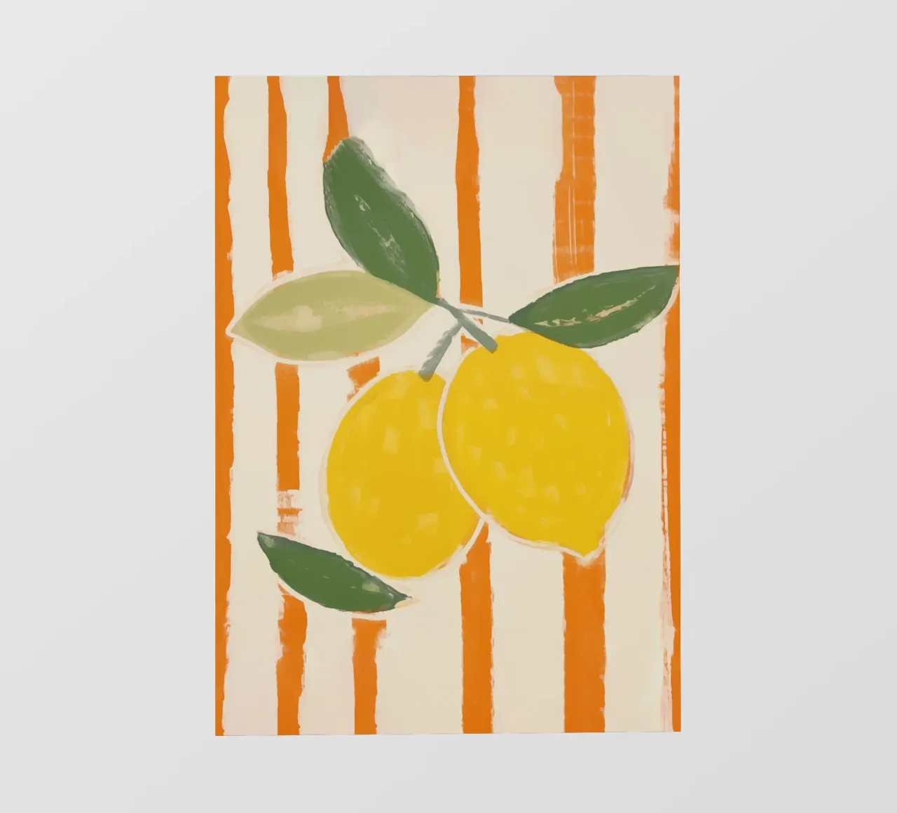 Boho Bella Vita 1 Lemons 4 telo in pvc da Boho Print Collection