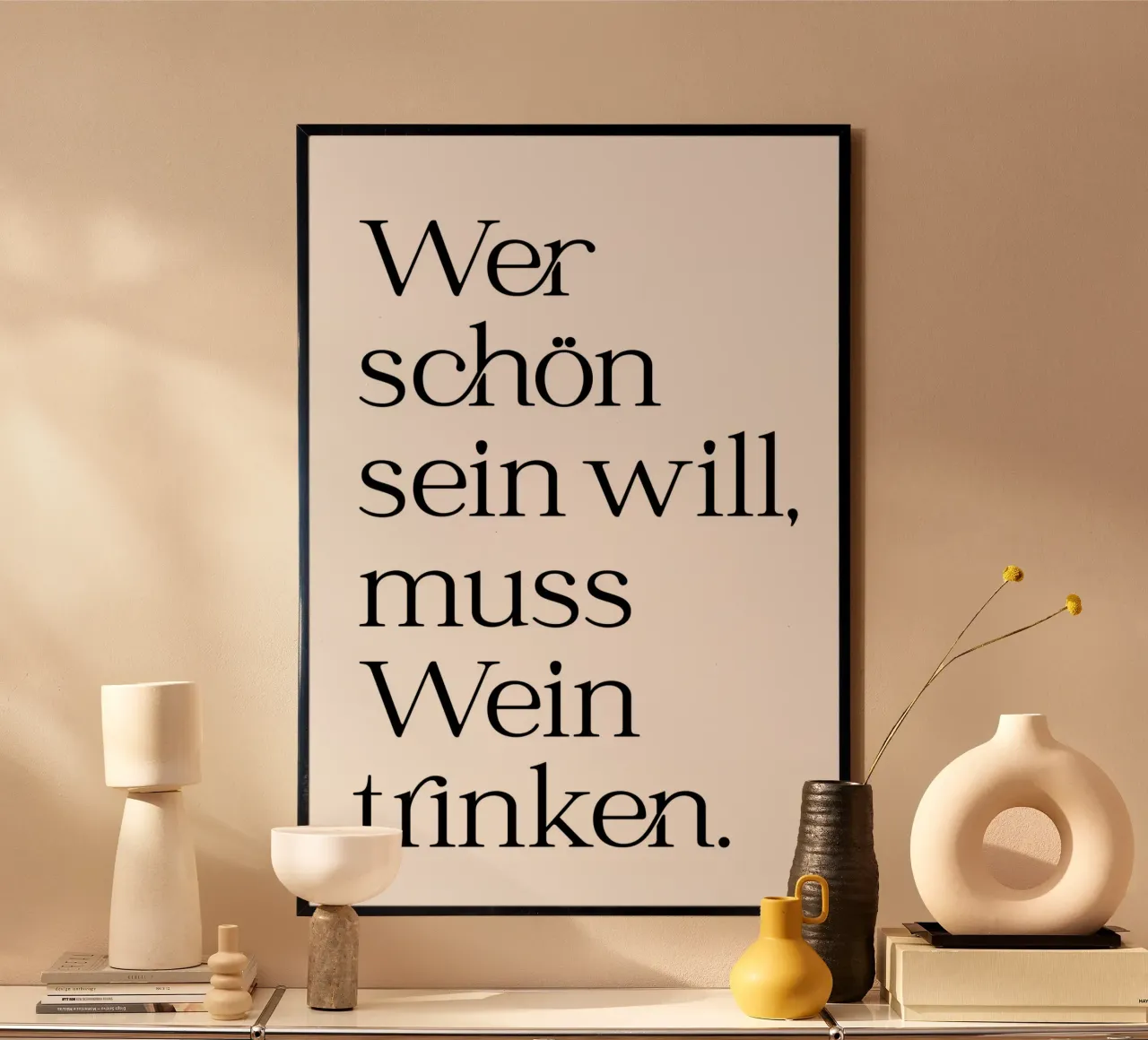 Wein trinken poster de Ohkimiko