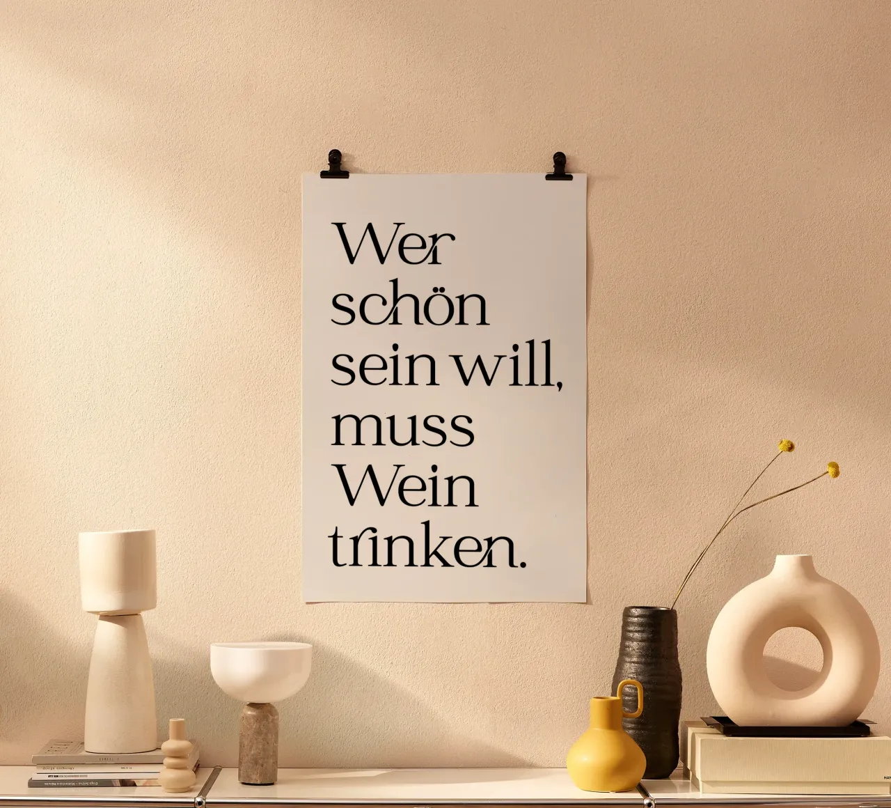 Wein trinken poster de Ohkimiko