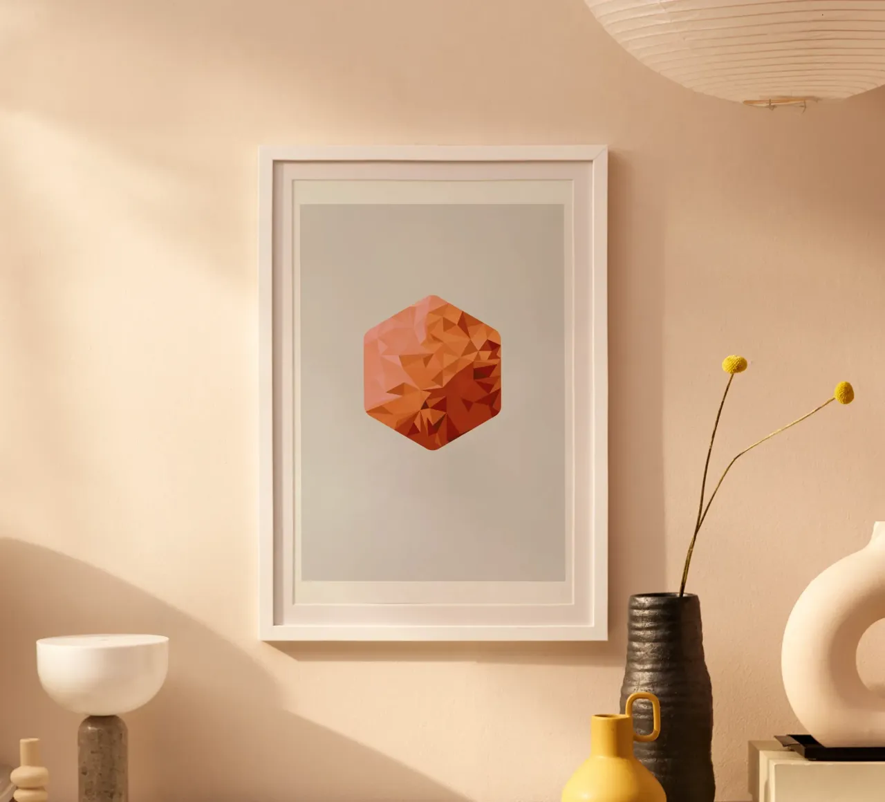 Dusk poster con telaio in alluminio da Emerybloom