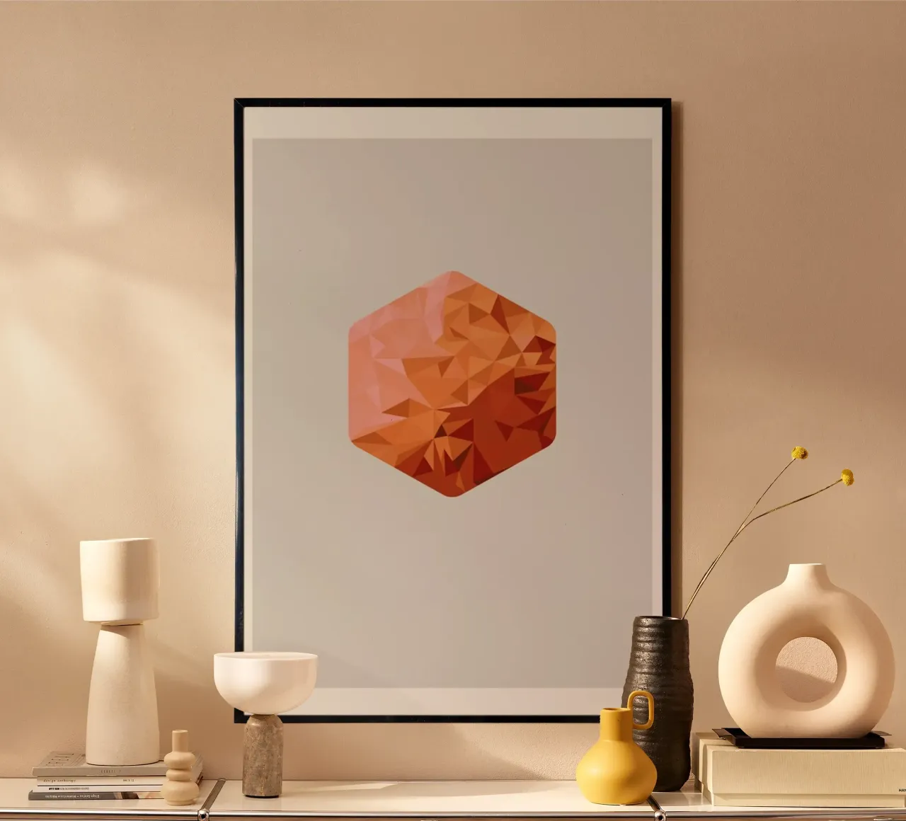 Dusk poster con telaio in alluminio da Emerybloom