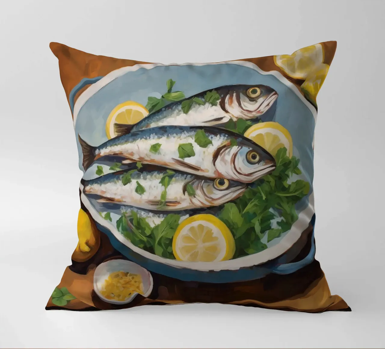 Boho Bella Vita 2 Fish 2 cuscino da Boho Print Collection