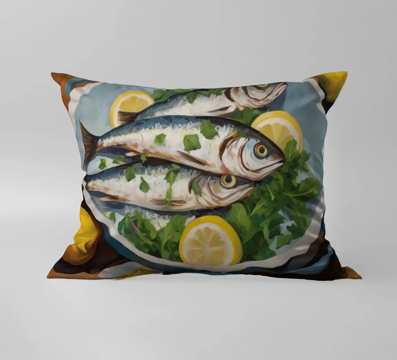 Boho Bella Vita 2 Fish 2 cuscino da Boho Print Collection
