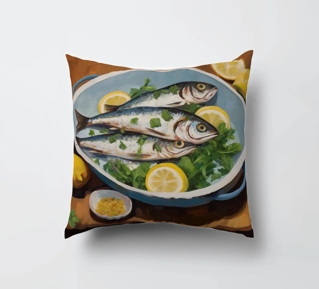Boho Bella Vita 2 Fish 2 cuscino da Boho Print Collection