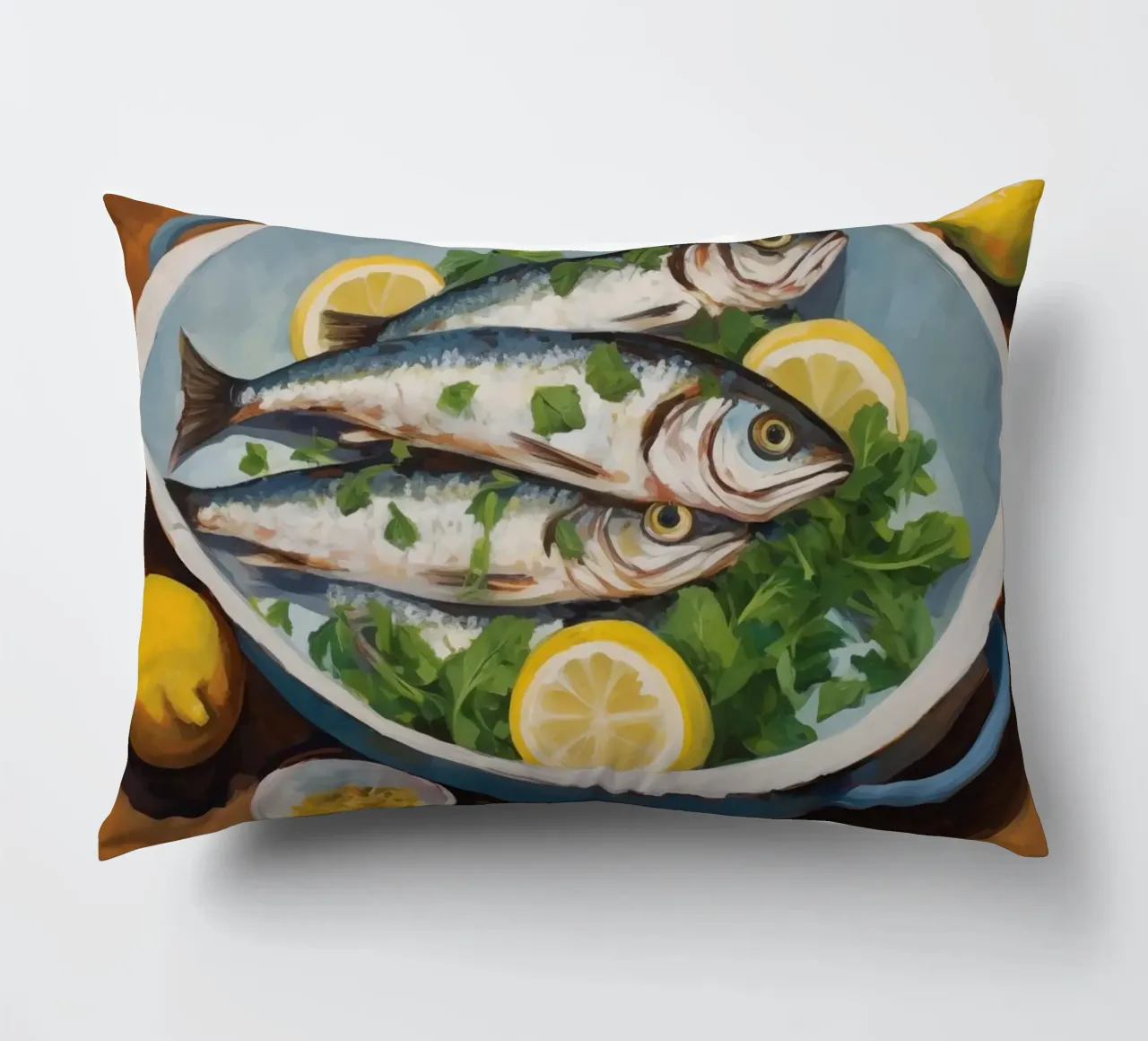 Boho Bella Vita 2 Fish 2 cuscino da Boho Print Collection