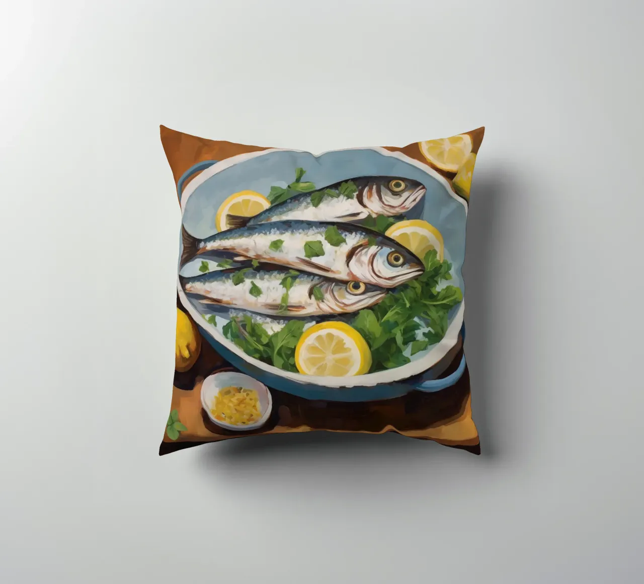 Boho Bella Vita 2 Fish 2 cuscino da Boho Print Collection