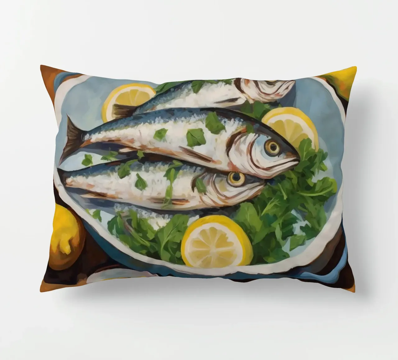 Boho Bella Vita 2 Fish 2 cuscino da Boho Print Collection