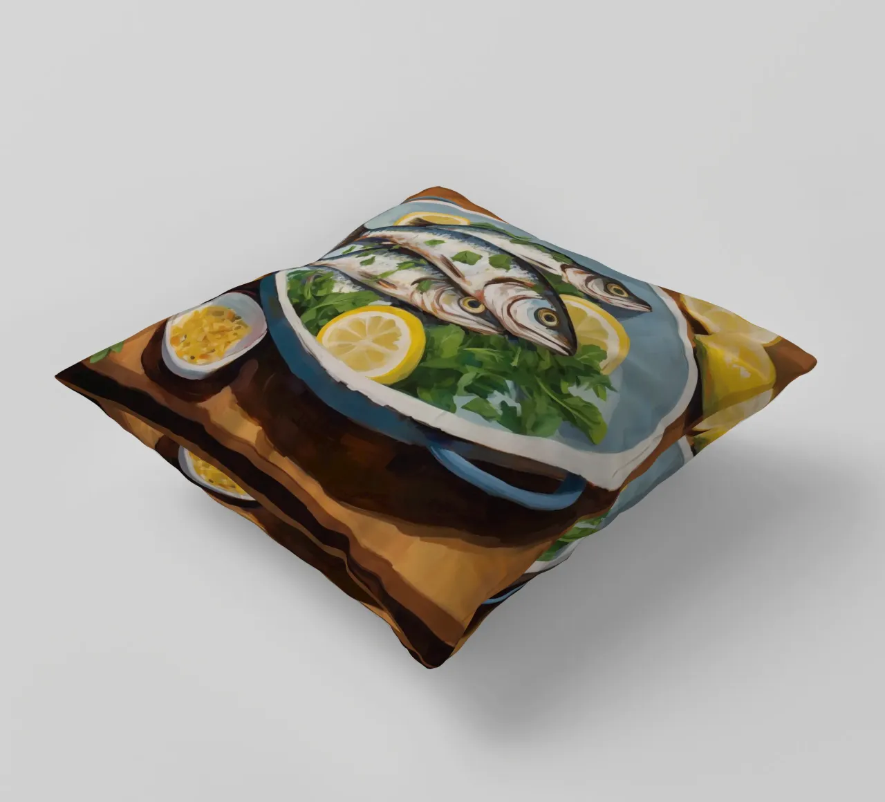 Boho Bella Vita 2 Fish 2 cuscino da Boho Print Collection