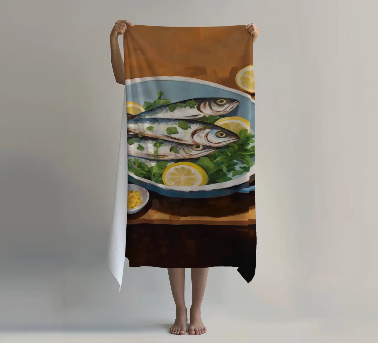 Boho Bella Vita 2 Fish 2 telo mare da Boho Print Collection