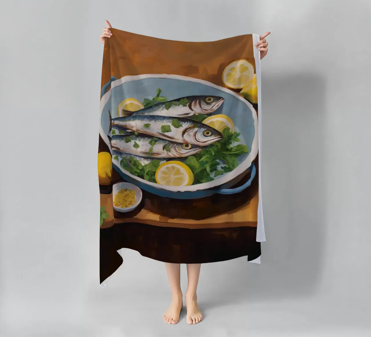 Boho Bella Vita 2 Fish 2 telo mare da Boho Print Collection