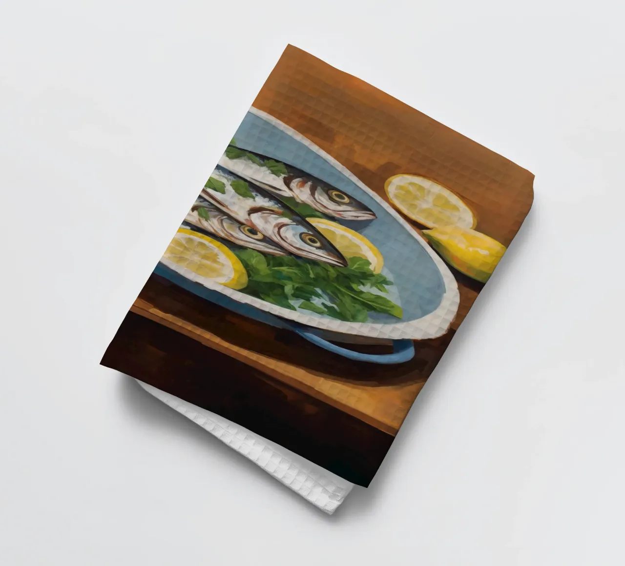 Boho Bella Vita 2 Fish 2 canovaccio da cucina da Boho Print Collection