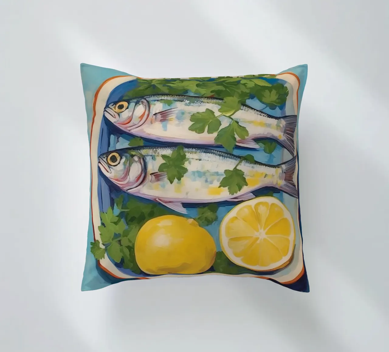 Boho Bella Vita 2 Fish 4 cuscino da Boho Print Collection