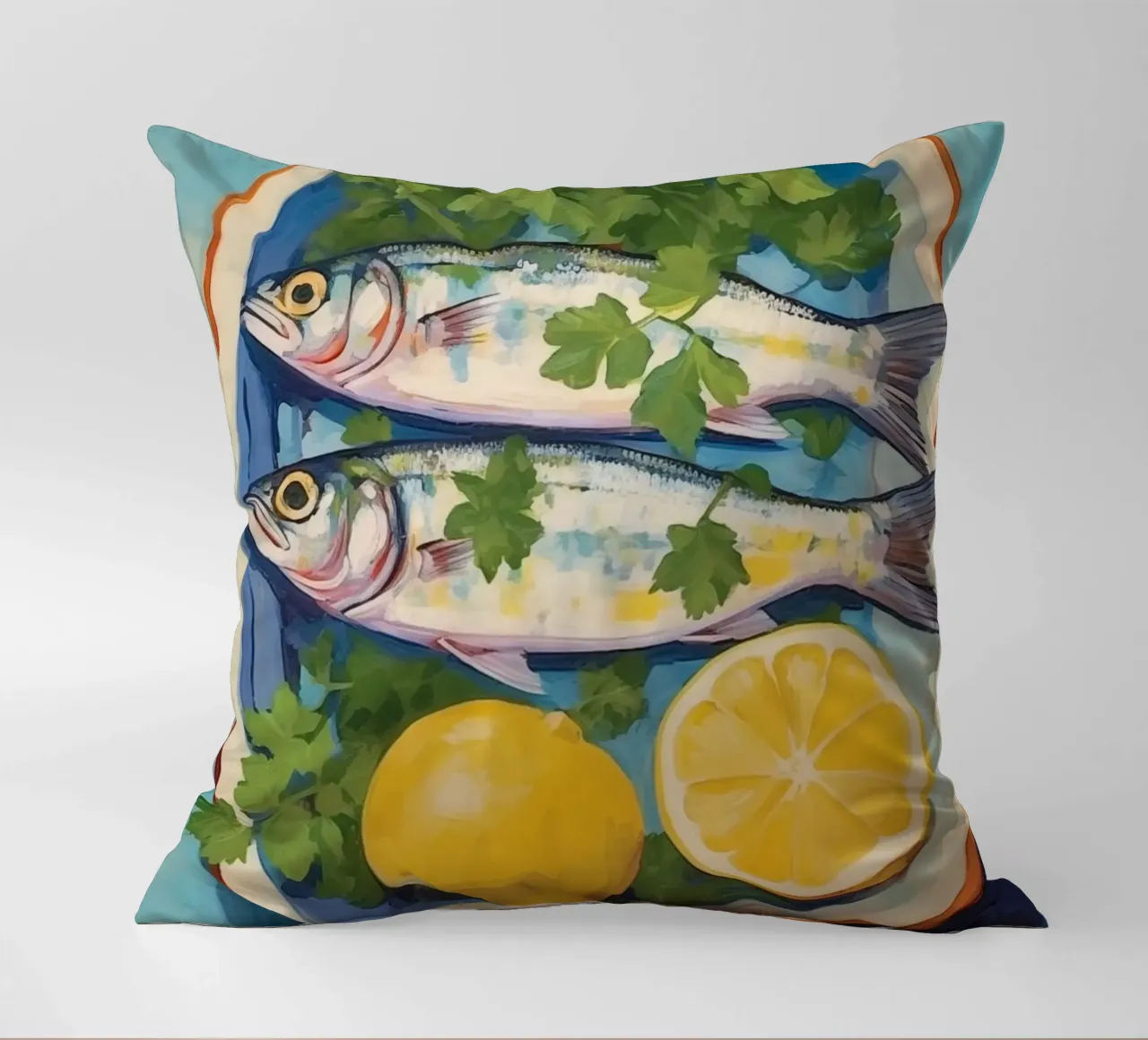 Boho Bella Vita 2 Fish 4 cuscino da Boho Print Collection