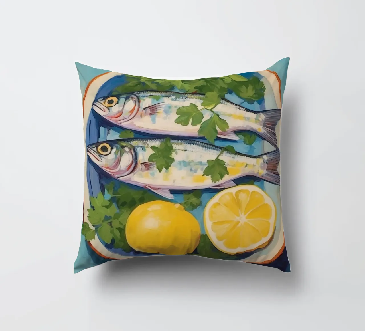 Boho Bella Vita 2 Fish 4 cuscino da Boho Print Collection