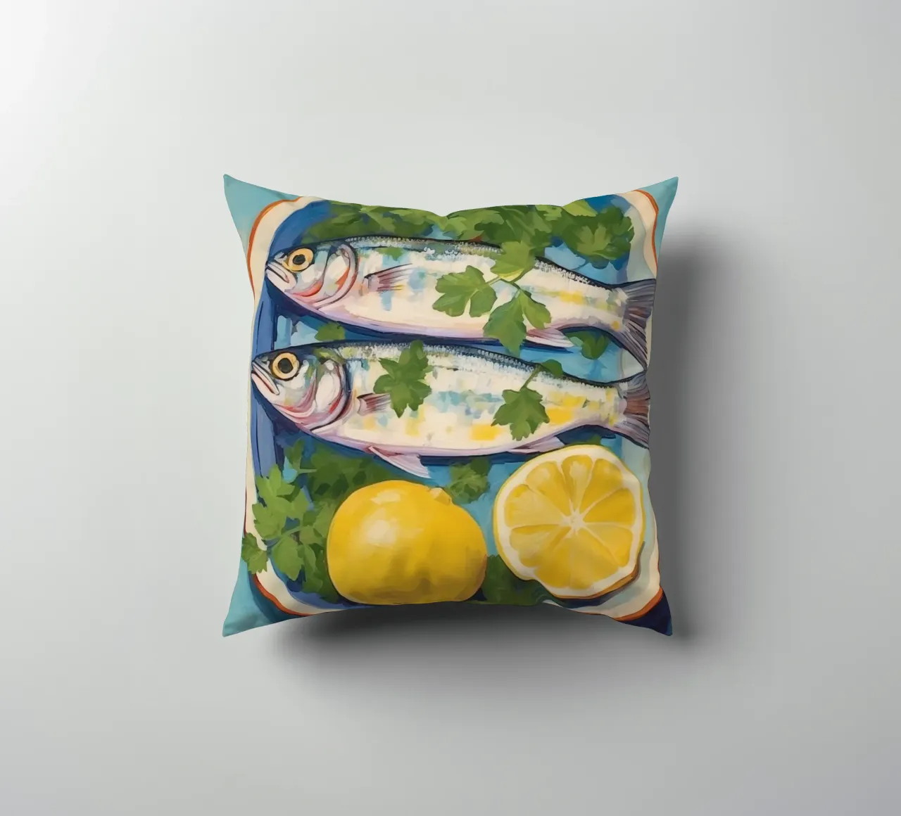 Boho Bella Vita 2 Fish 4 cuscino da Boho Print Collection