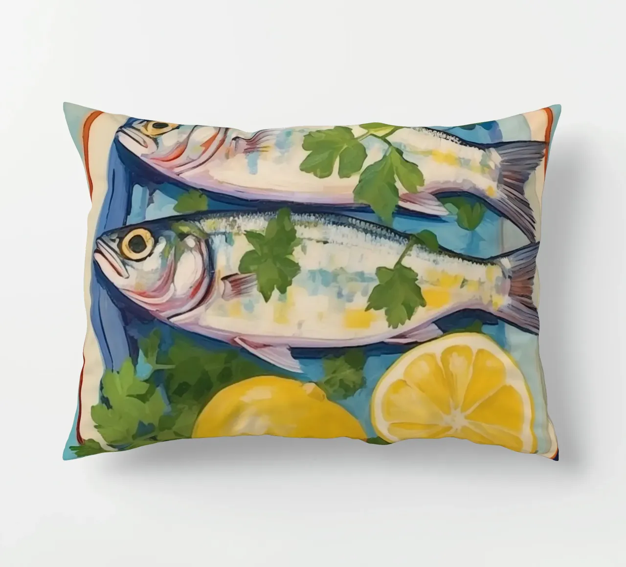 Boho Bella Vita 2 Fish 4 cuscino da Boho Print Collection