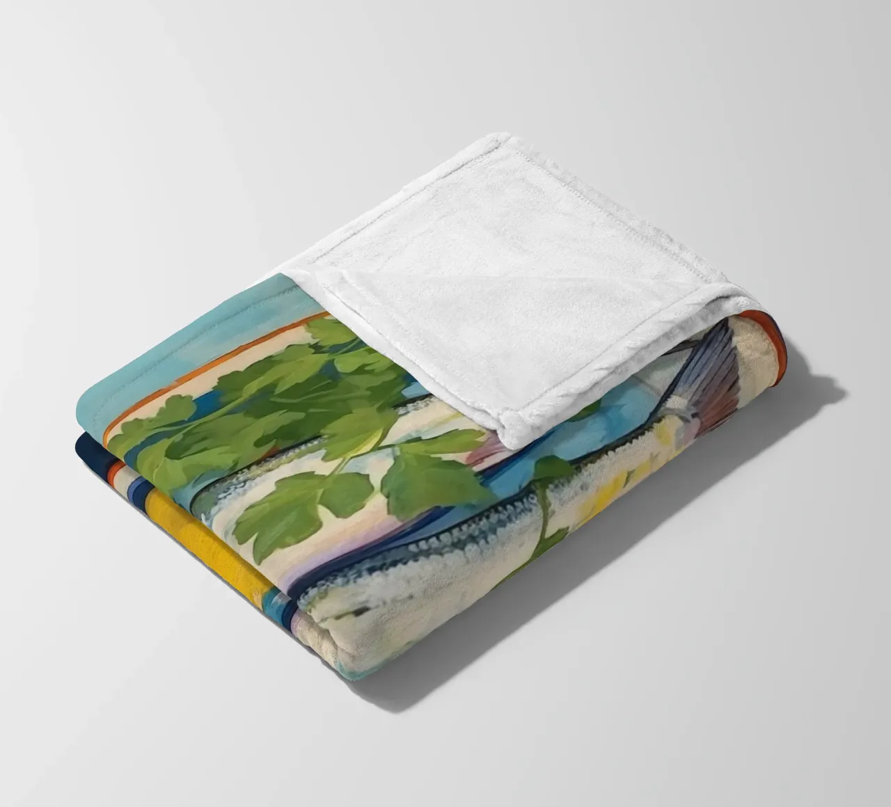 Boho Bella Vita 2 Fish 4 coperta in pile da Boho Print Collection