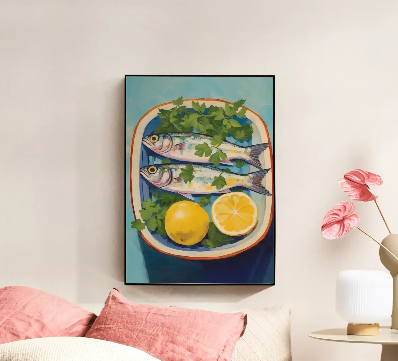 Boho Bella Vita 2 Fish 4 plexiglass da Boho Print Collection
