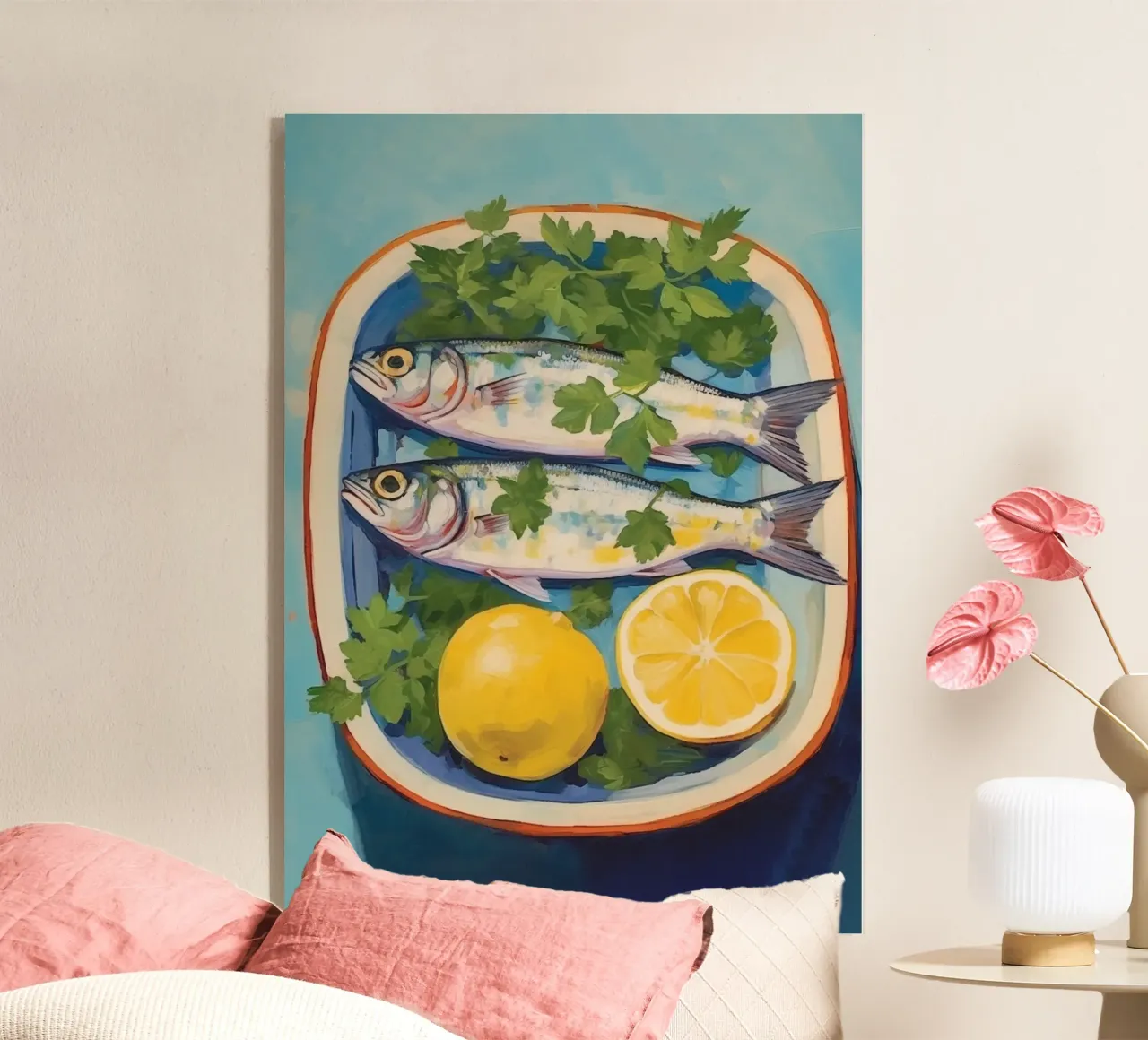 Boho Bella Vita 2 Fish 4 plexiglass da Boho Print Collection