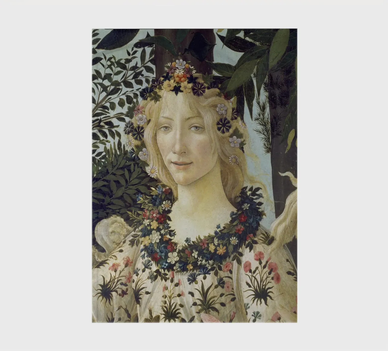 Botticelli - Primavera: Head of Flora. diario da ARTOTHEK
