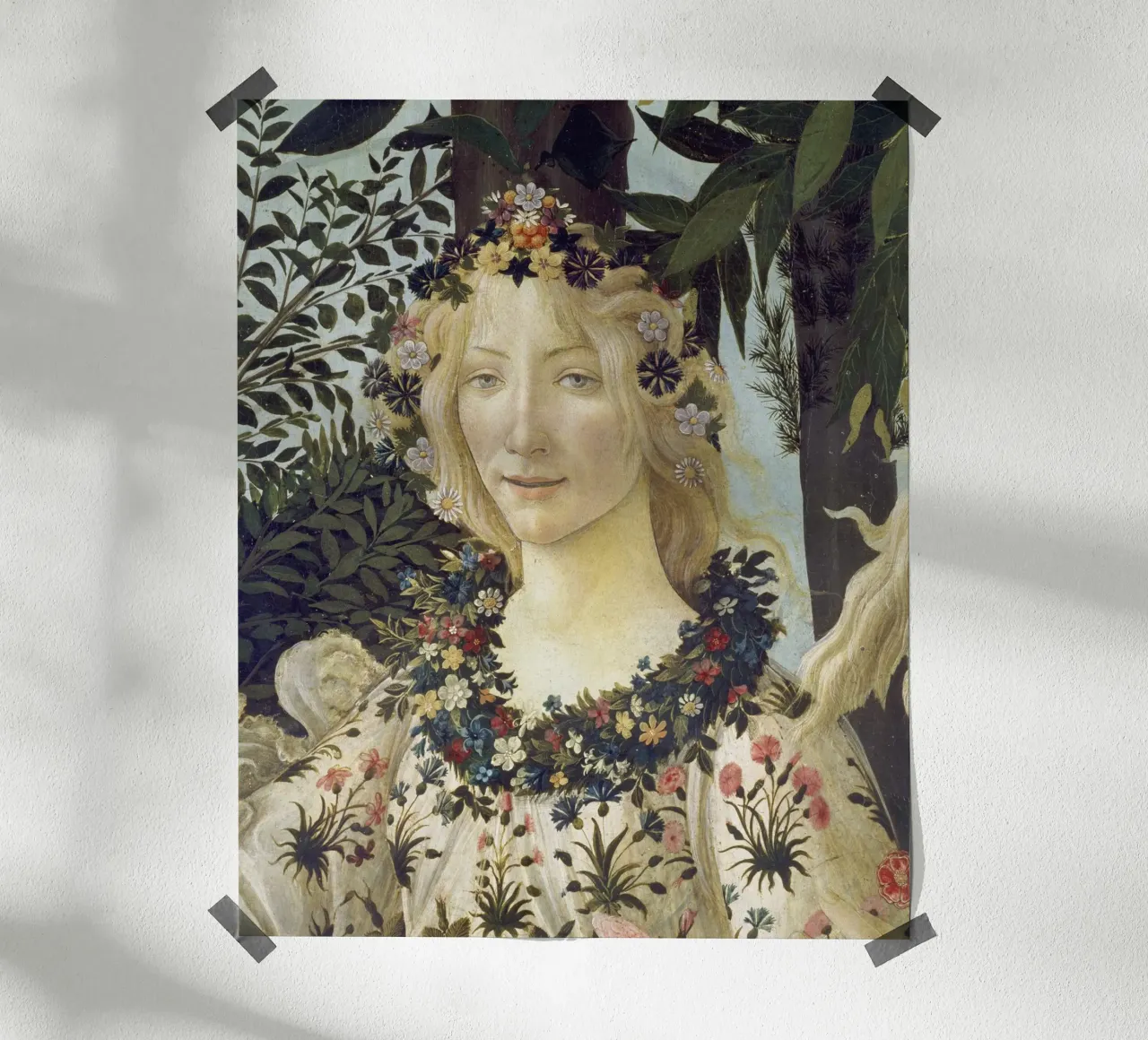 Botticelli - Primavera: Head of Flora. poster da ARTOTHEK