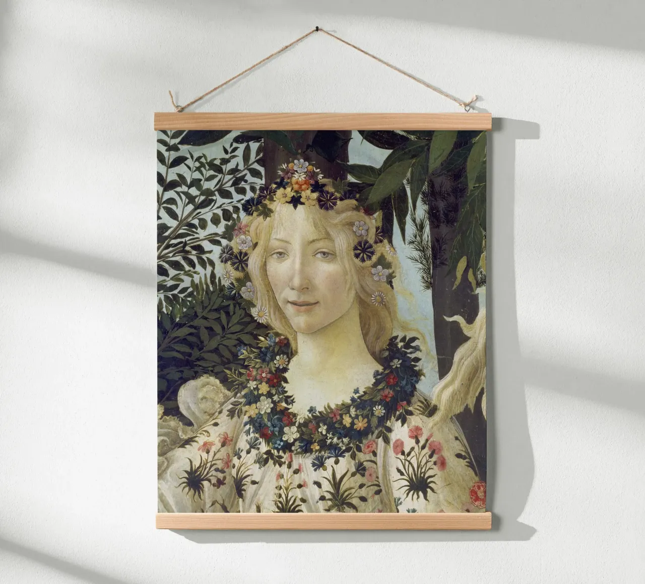 Botticelli - Primavera: Head of Flora. poster da ARTOTHEK