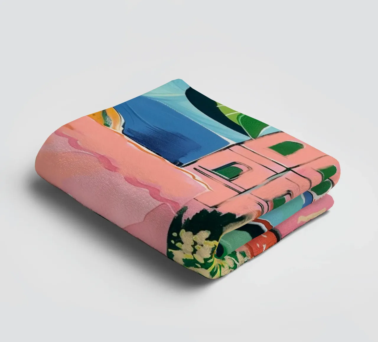 Boho Bella Vita 3 City 2 asciugamano da bagno da Boho Print Collection