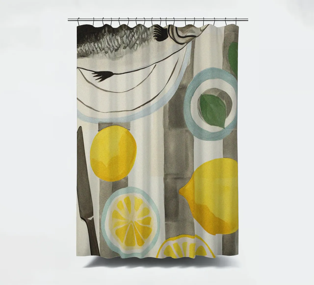 Boho Bella Vita 4 Classics 4 tenda da doccia da Boho Print Collection