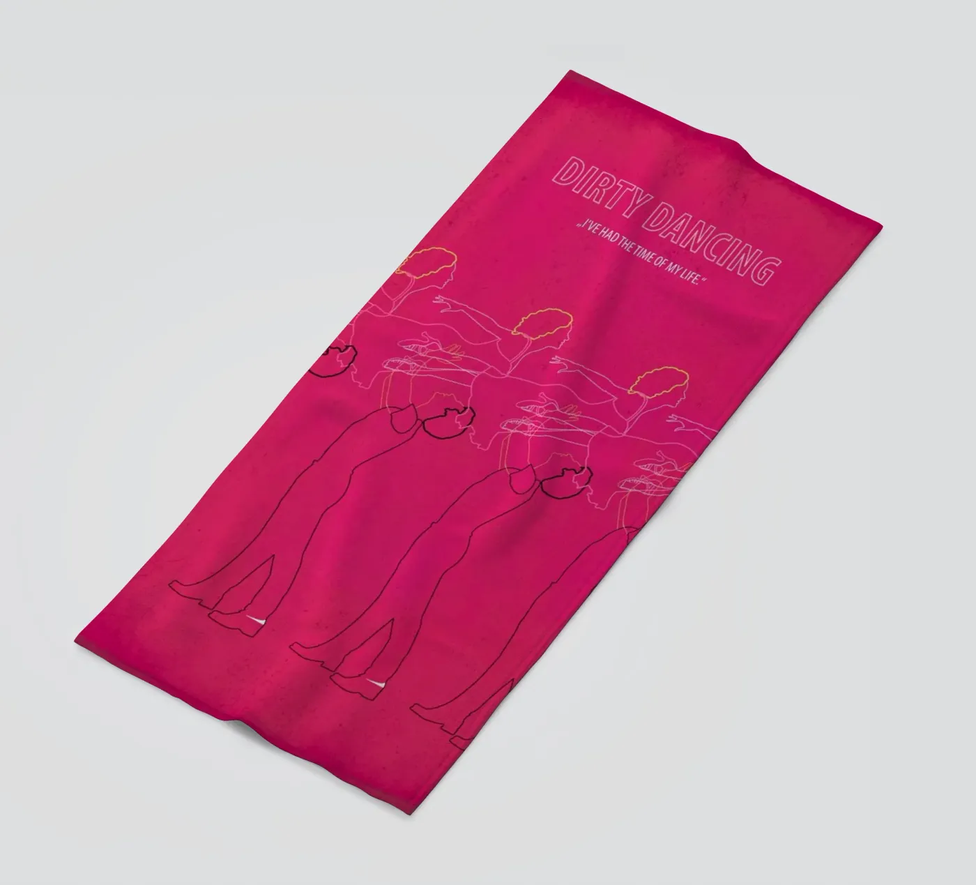Dirty Dancing beach towel by Fräulein Fisher