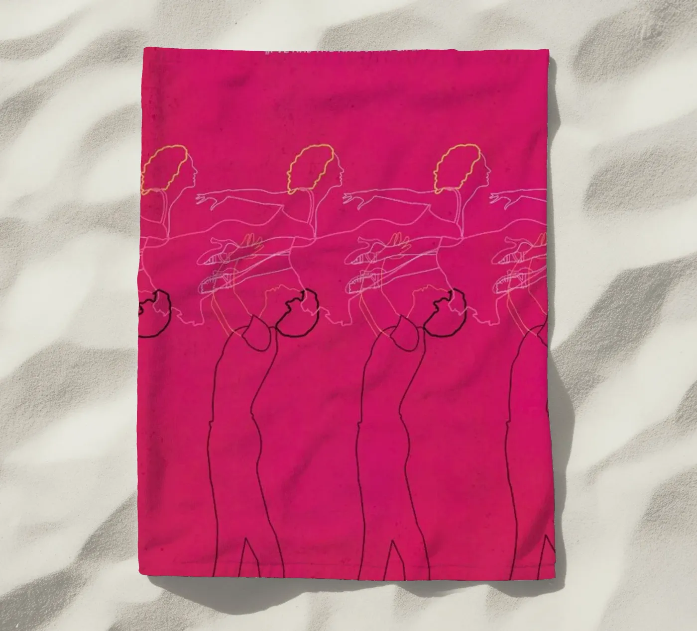 Dirty Dancing beach towel by Fräulein Fisher