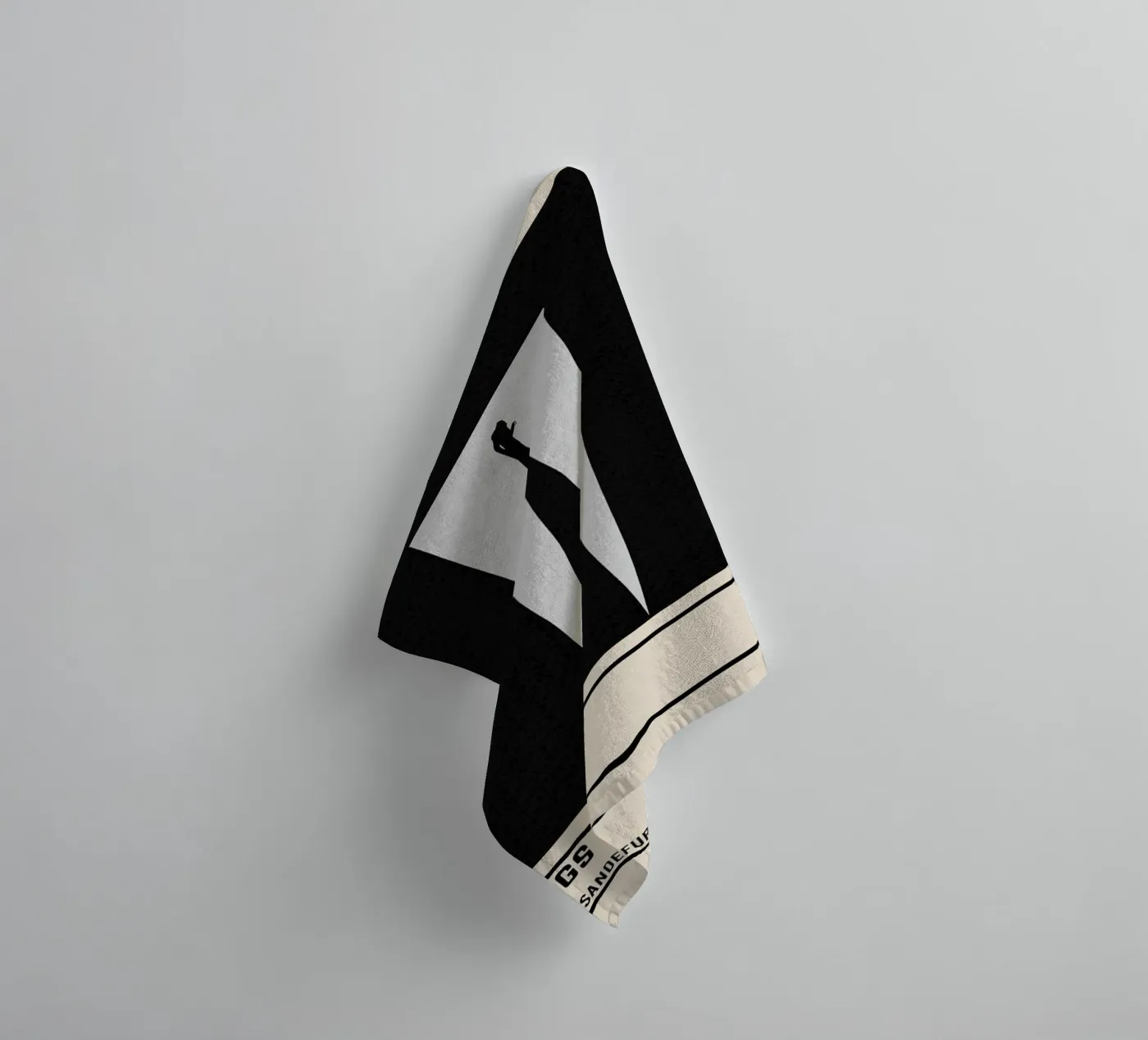 Fangs badhanddoek van TheArtstudio