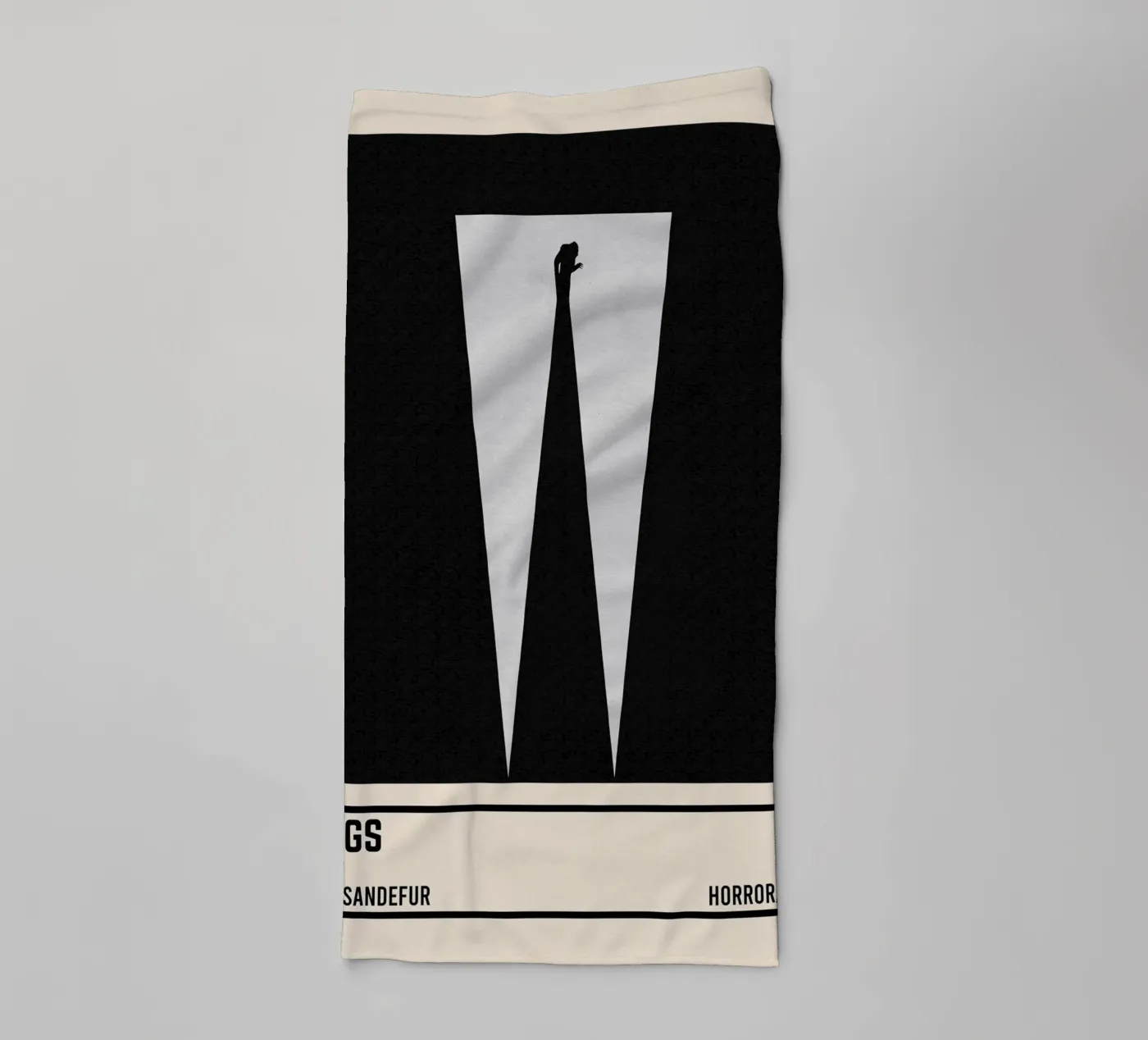 Fangs badhanddoek van TheArtstudio
