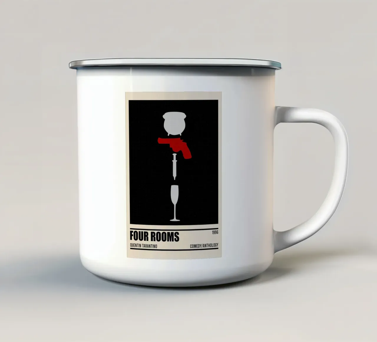 Four Rooms tazza in smalto da TheArtstudio