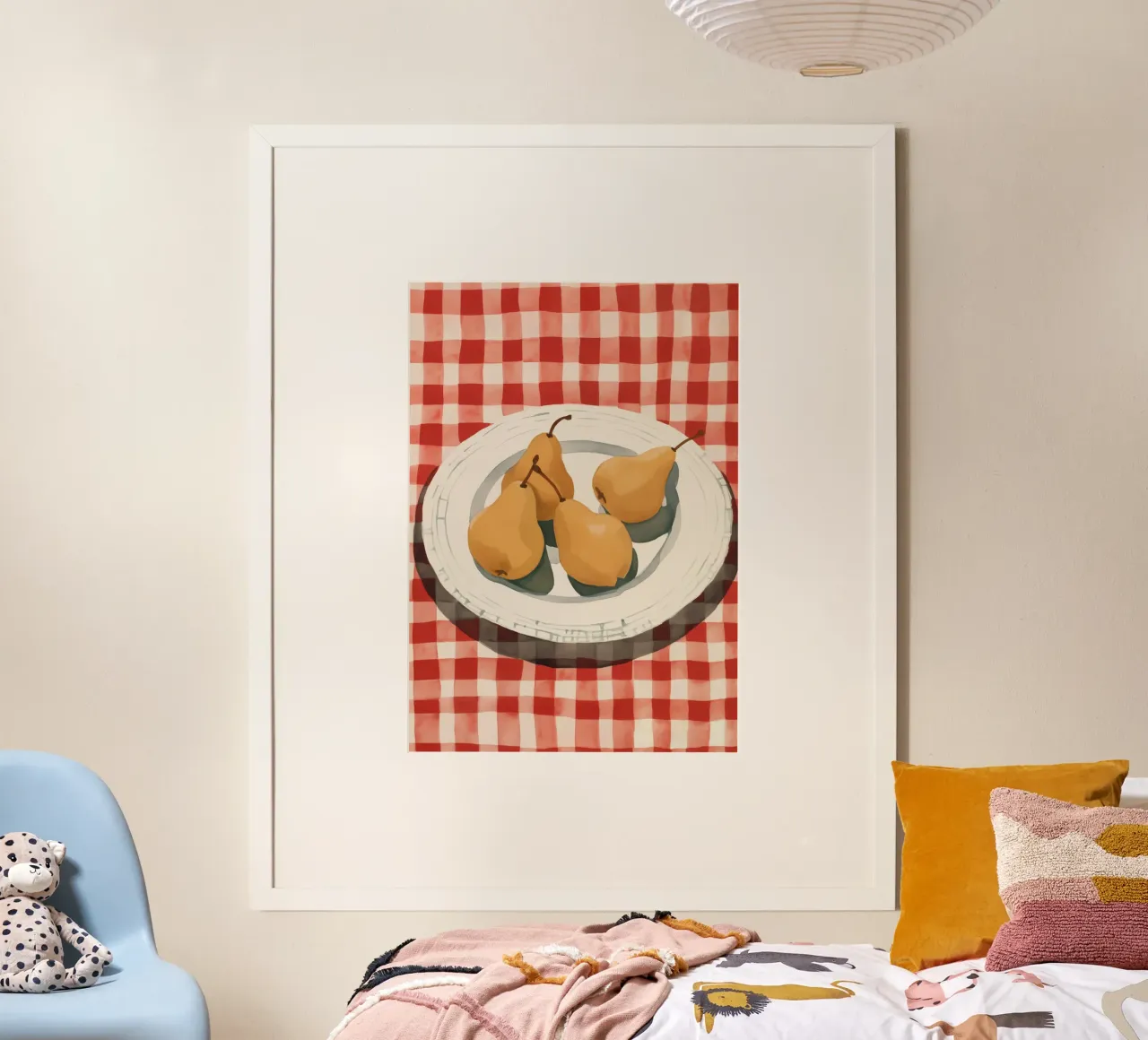 Boho Bella Vita 5 Fruits 3 poster con telaio in alluminio da Boho Print Collection