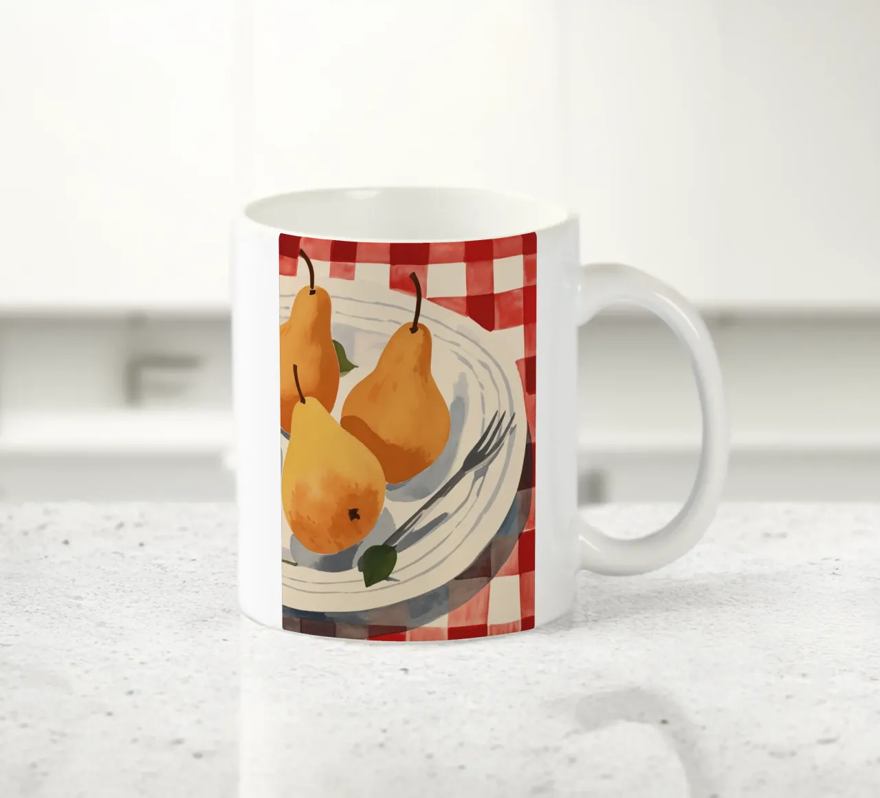 Boho Bella Vita 5 Fruits 4 tazza in ceramica da Boho Print Collection