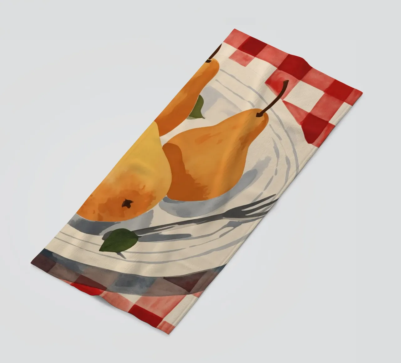 Boho Bella Vita 5 Fruits 4 beach towel by Boho Print Collection