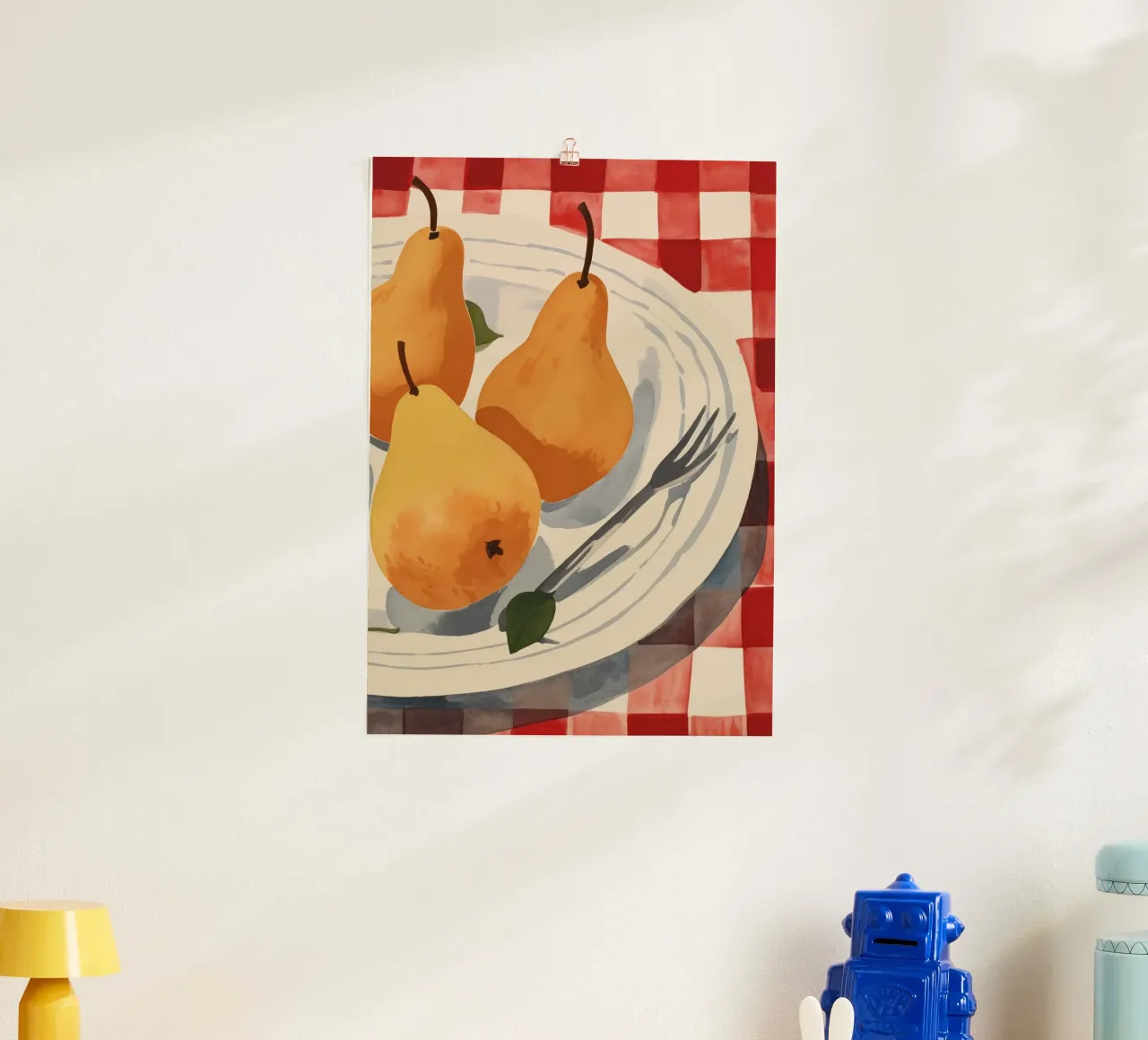 Boho Bella Vita 5 Fruits 4 poster con telaio in plastica da Boho Print Collection