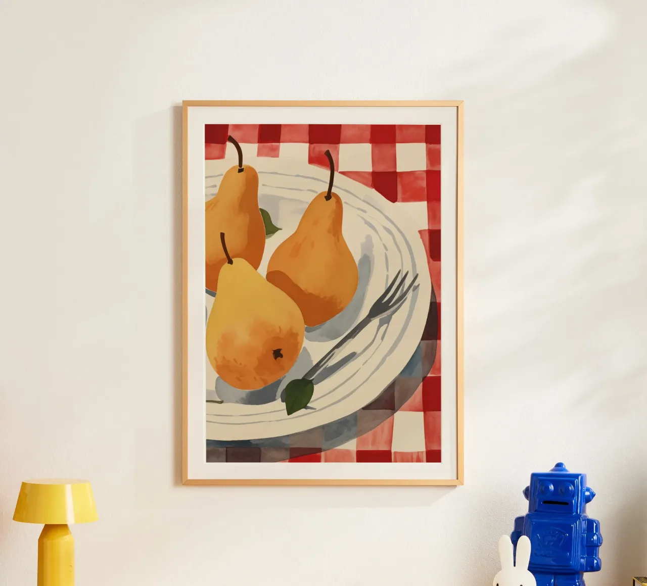 Boho Bella Vita 5 Fruits 4 poster con telaio in plastica da Boho Print Collection