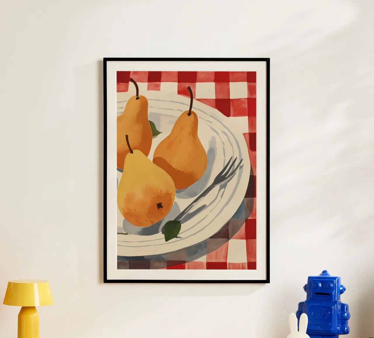 Boho Bella Vita 5 Fruits 4 poster con telaio in plastica da Boho Print Collection