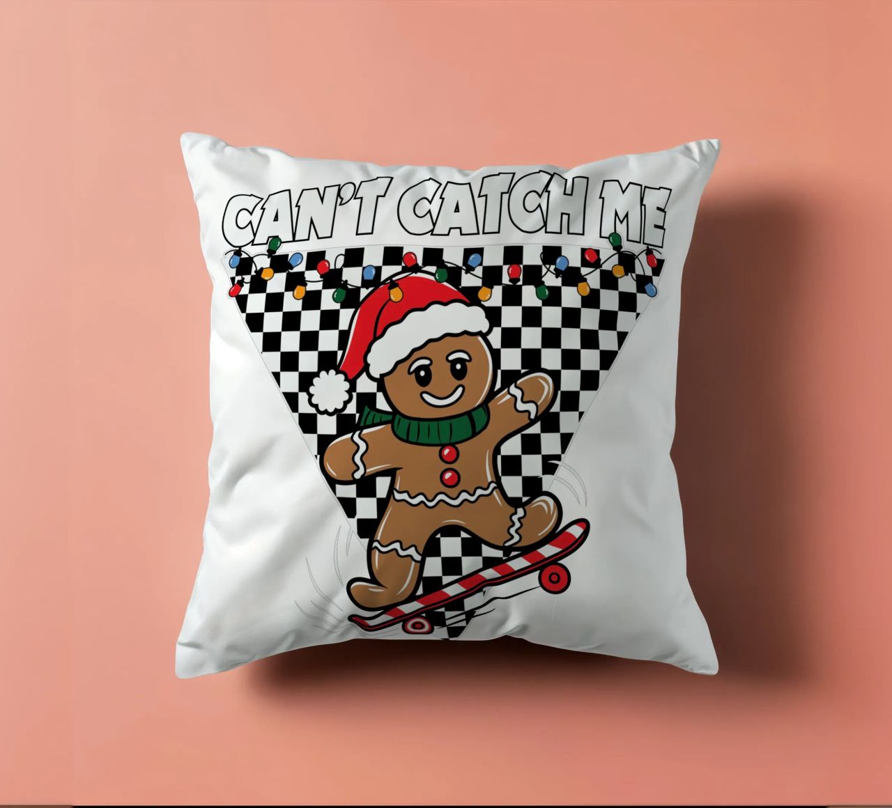 Can't Catch Me cuscino da edsonramosart
