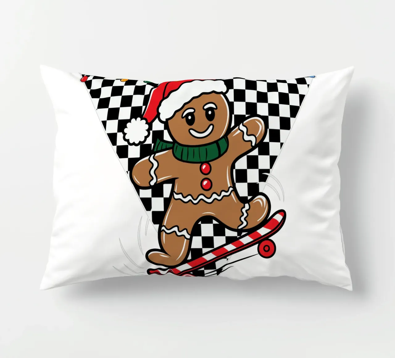 Can't Catch Me decorative cushion by edsonramosart
