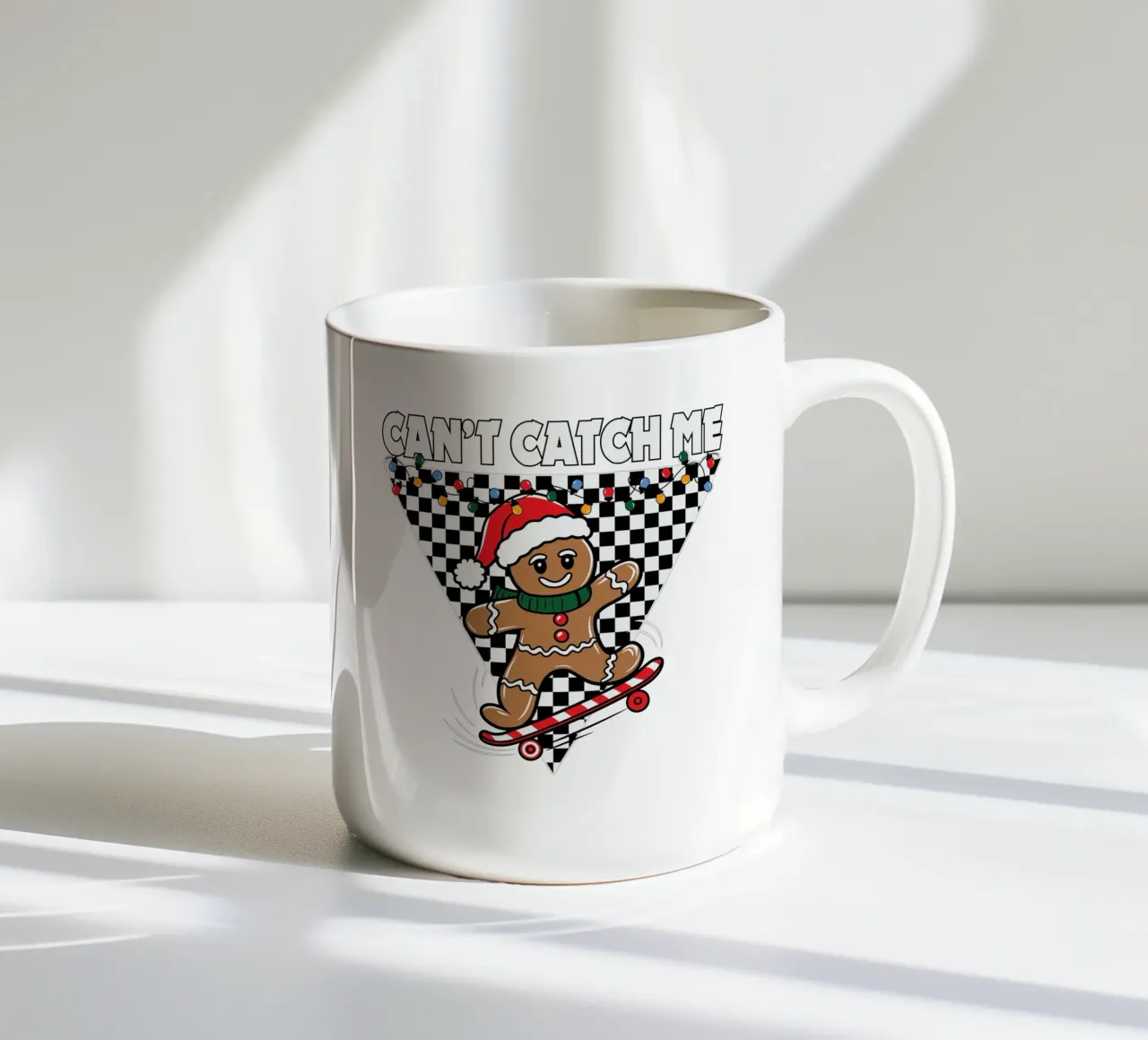 Can't Catch Me mug en céramique de edsonramosart