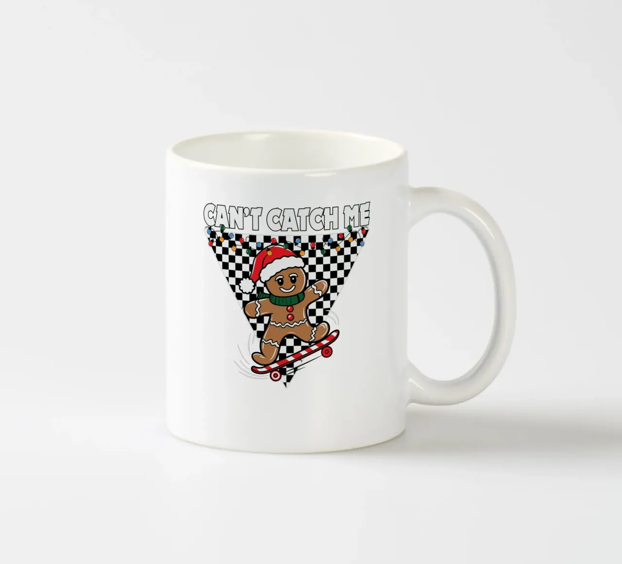 Can't Catch Me Keramik Tasse von edsonramosart
