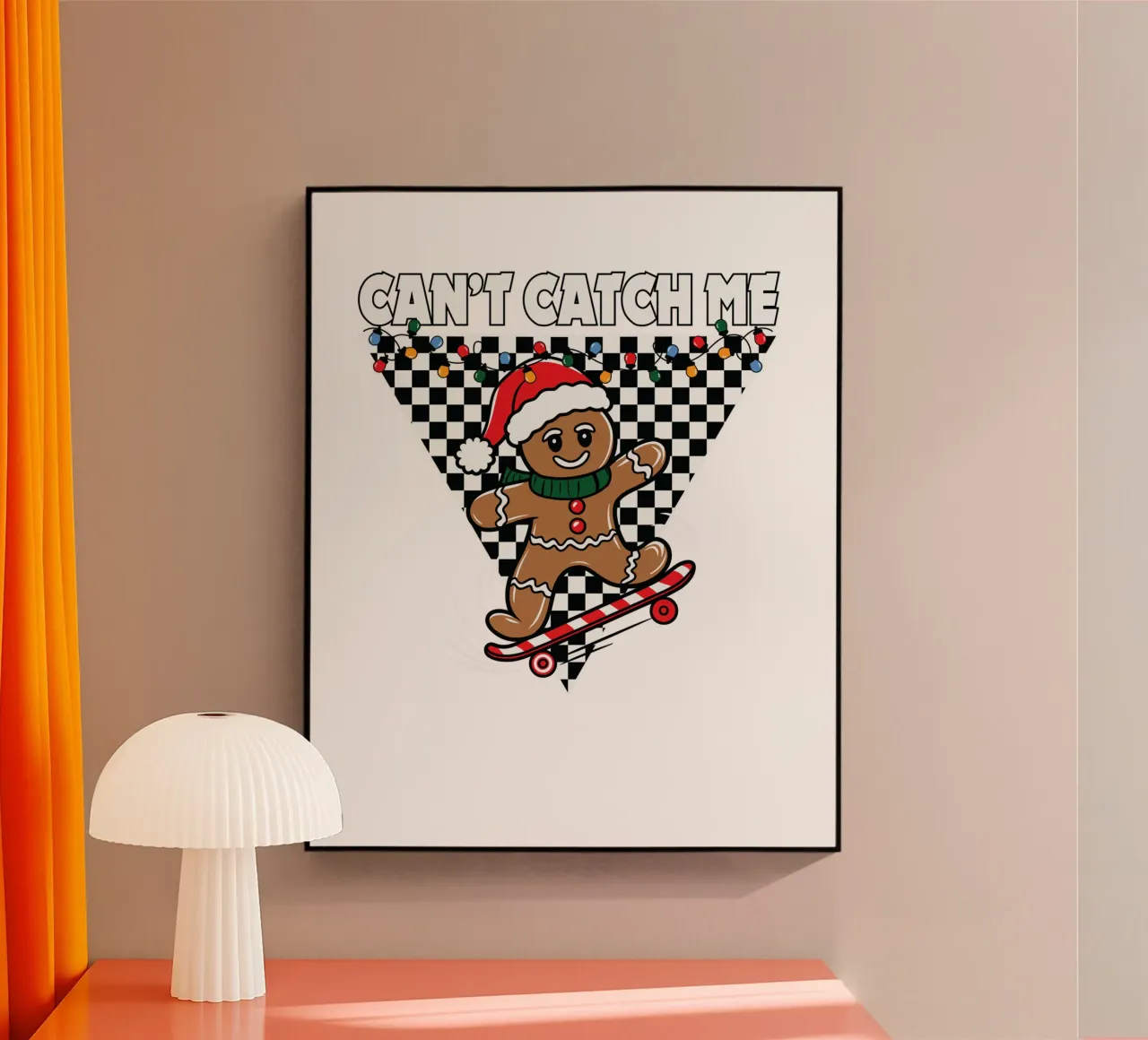 Can't Catch Me acrylic glass by edsonramosart