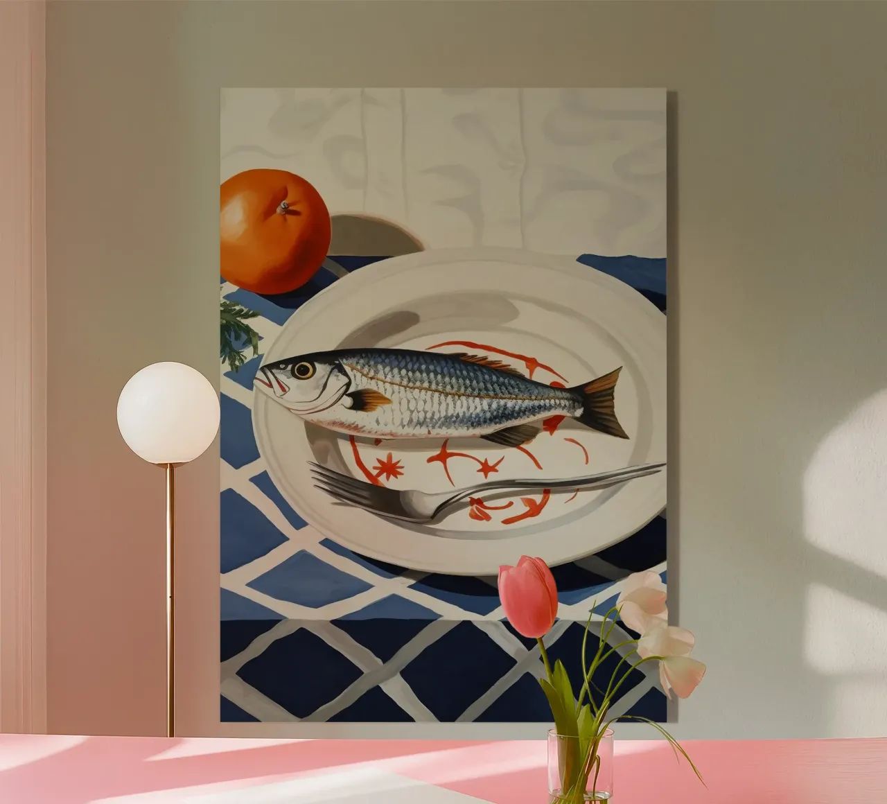 Boho Bella Vita 6 Fish 1 plexiglass da Boho Print Collection