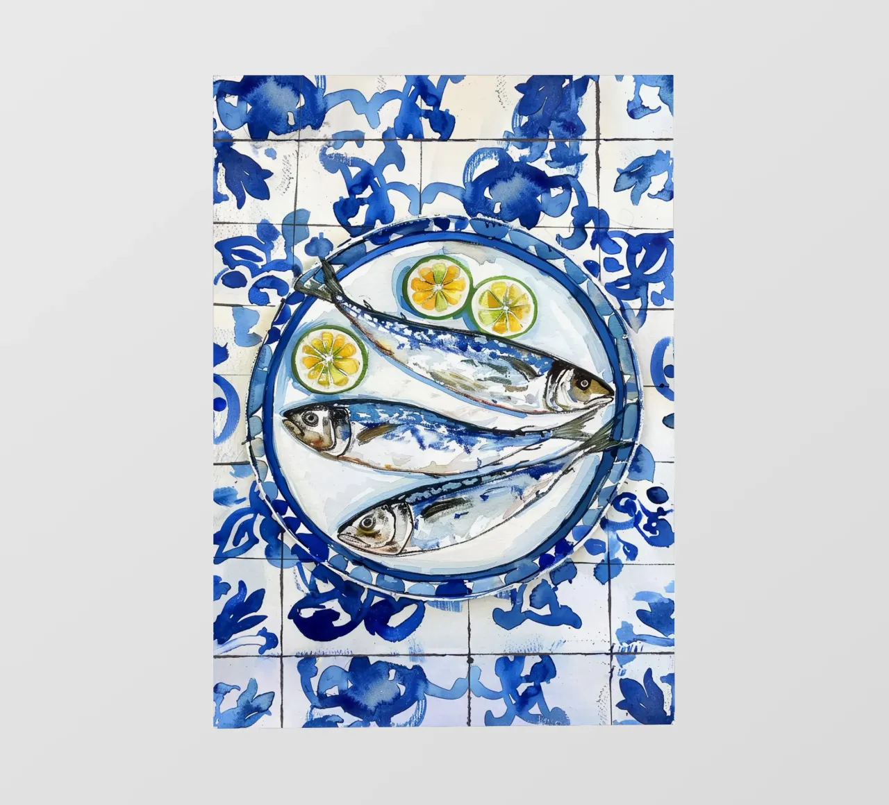 Boho Bella Vita 6 Fish 2 telo in pvc da Boho Print Collection