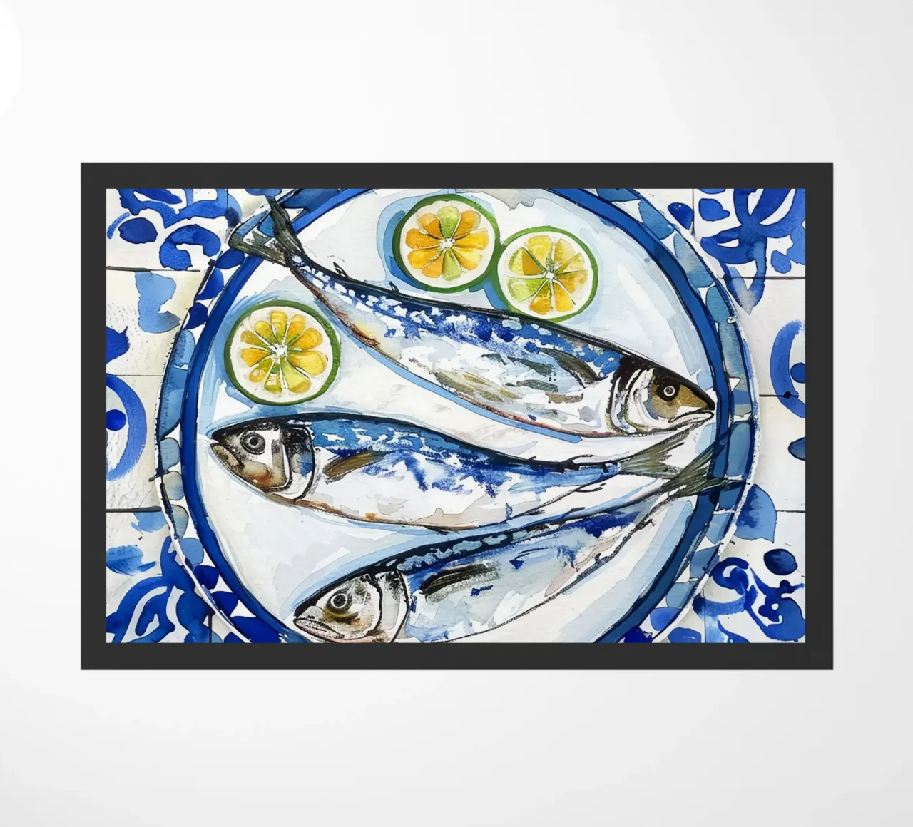 Boho Bella Vita 6 Fish 2 zerbino da Boho Print Collection