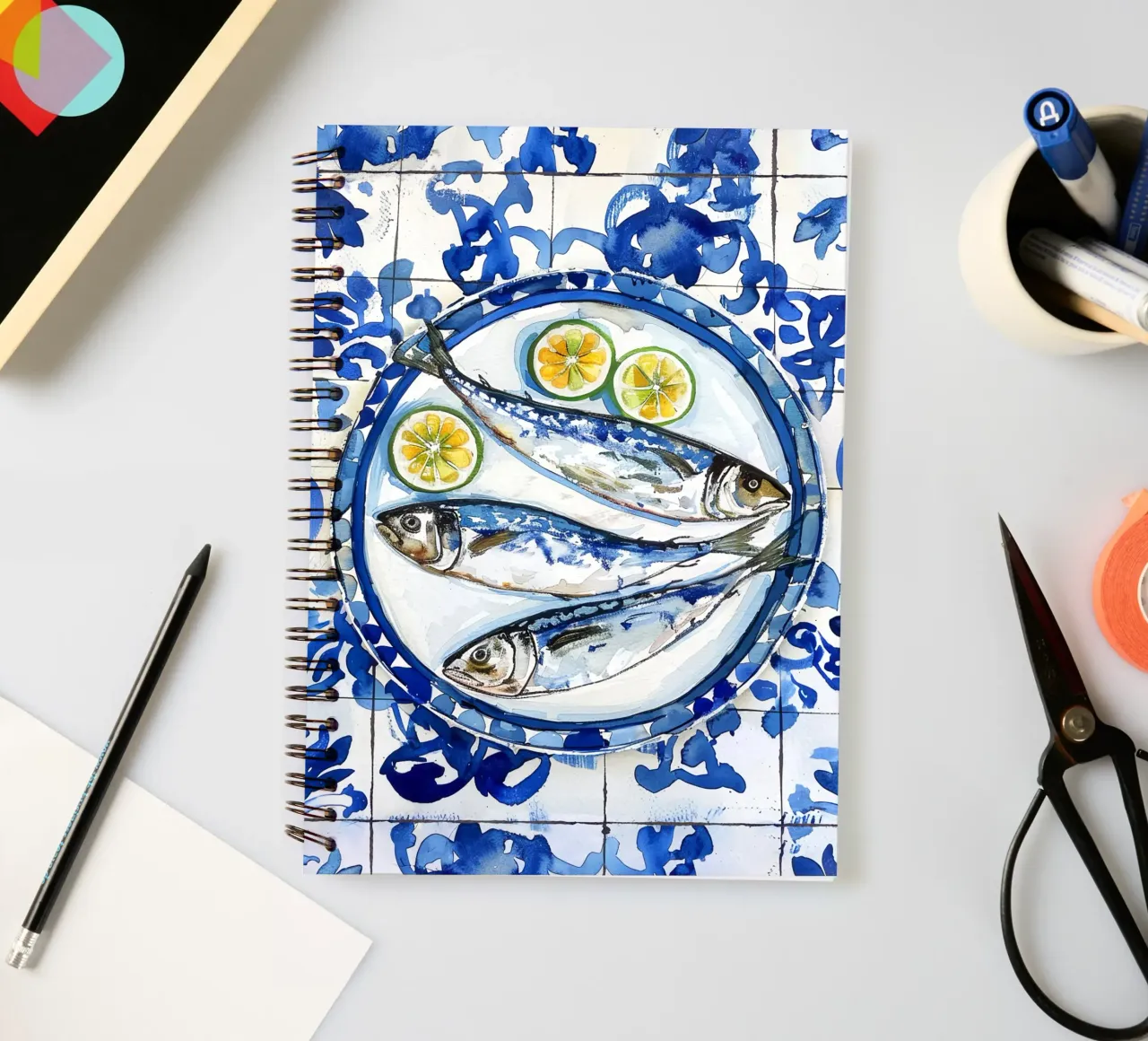 Boho Bella Vita 6 Fish 2 Ringbuch von Boho Print Collection